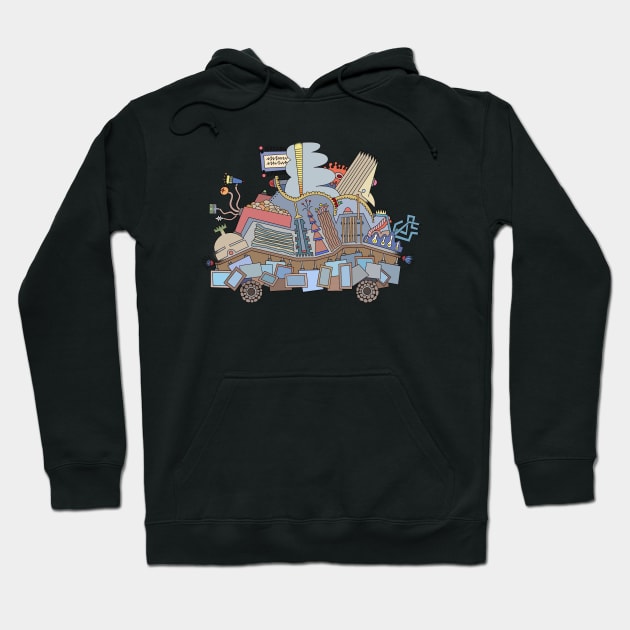 Alternative Transportation #2 Hoodie by RoseOfCorn